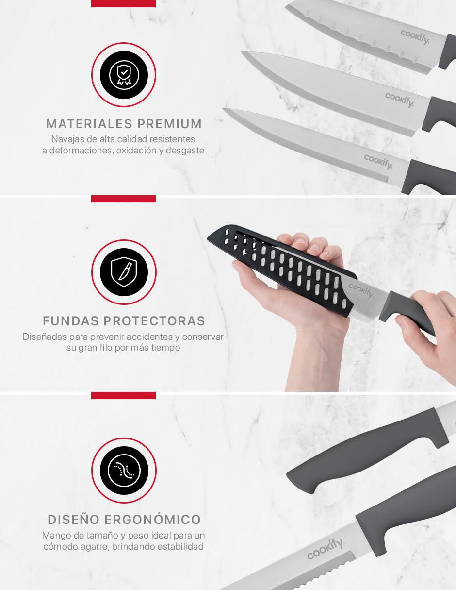 Set de cuchillos utilitario  6 piezas 3