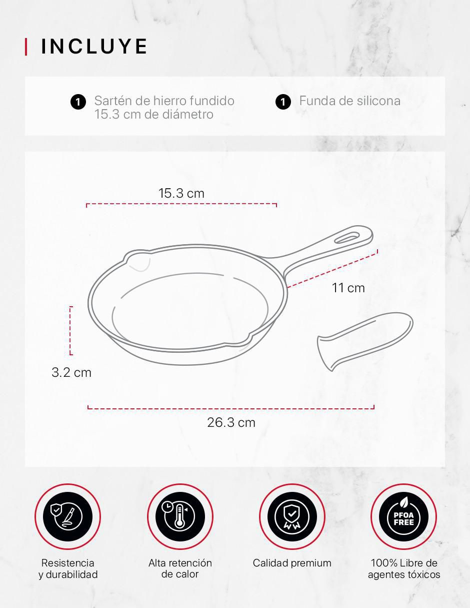 Sartén de hierro fundido