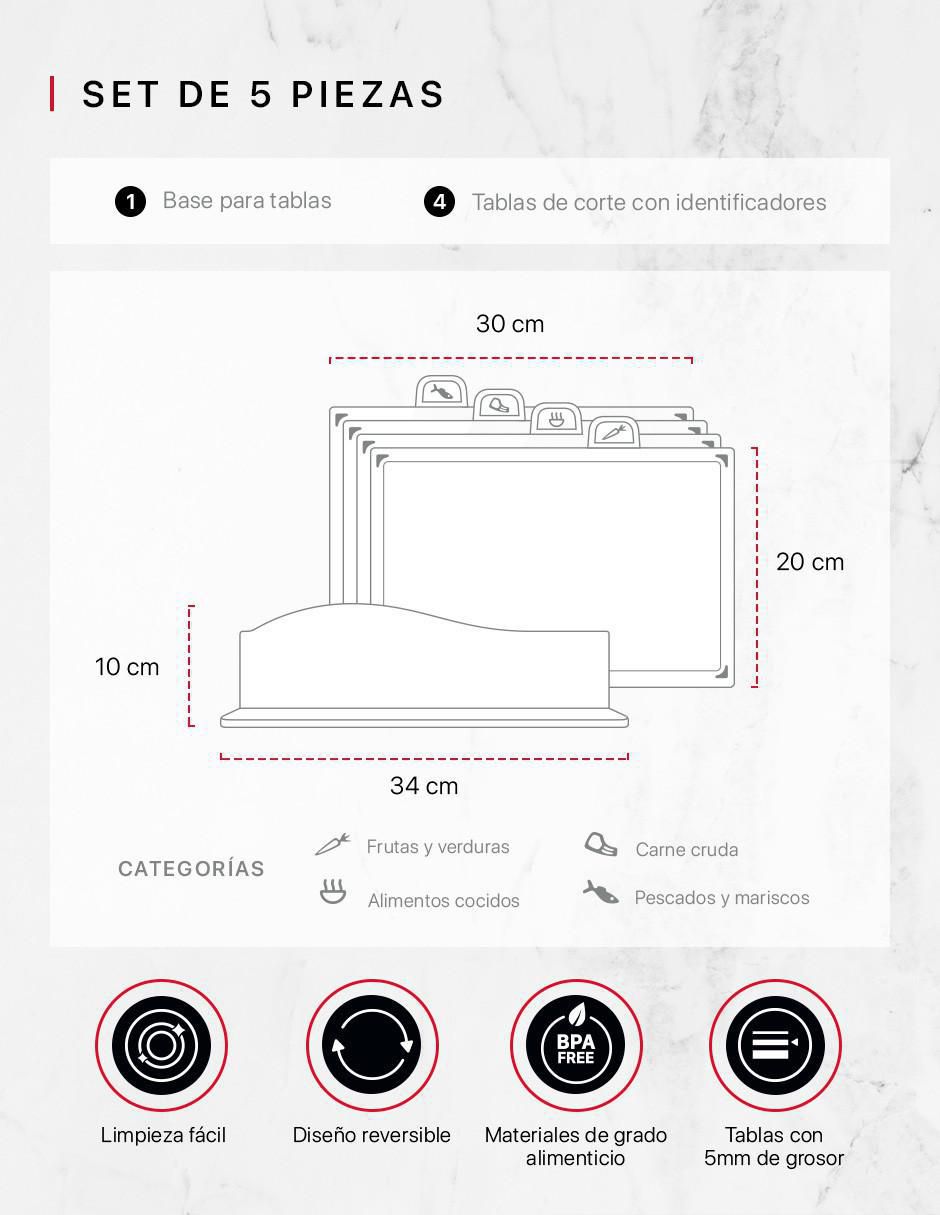 Set tabla para picar 6