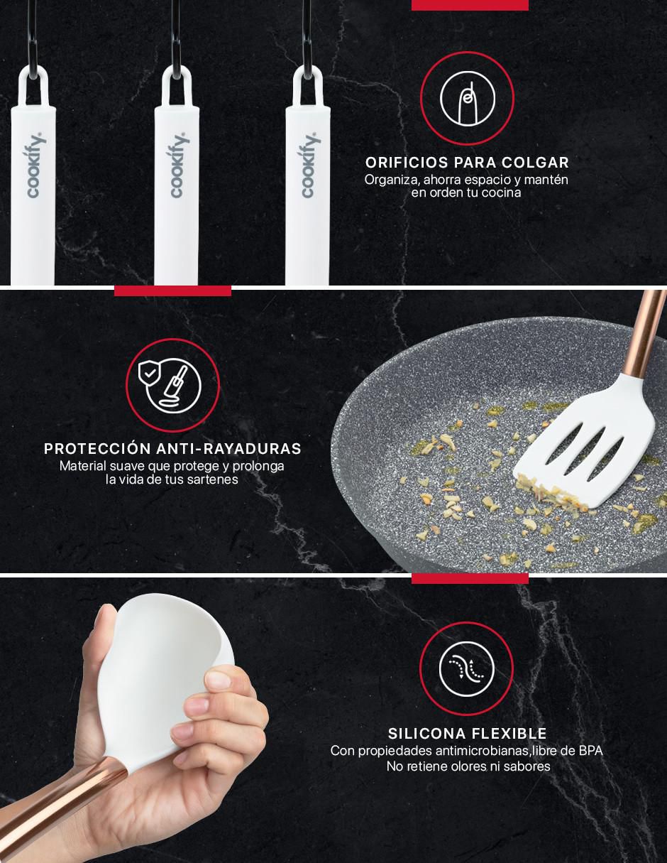 Set utensilios de silicón 3
