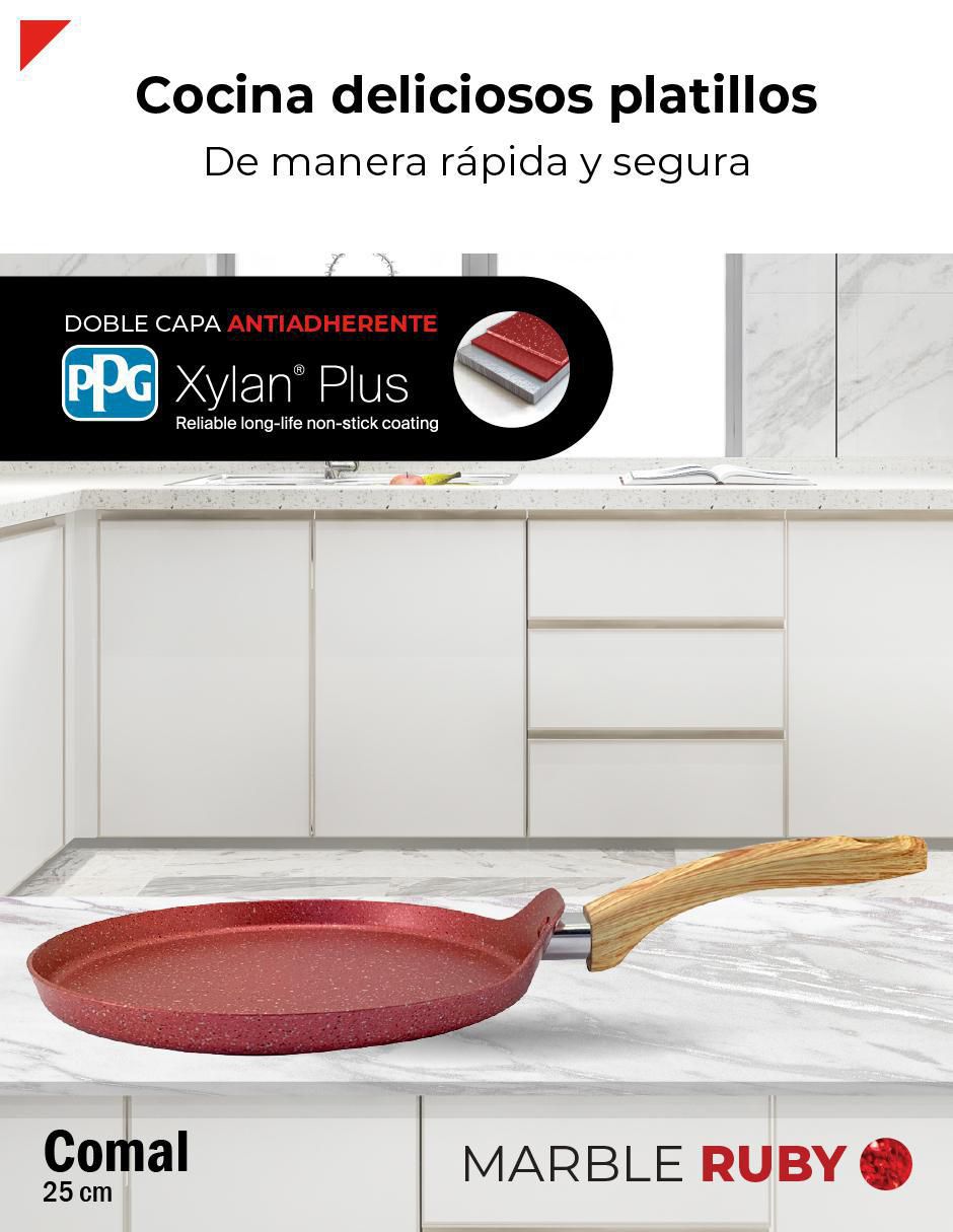 Comal Marble Ruby aluminio 2