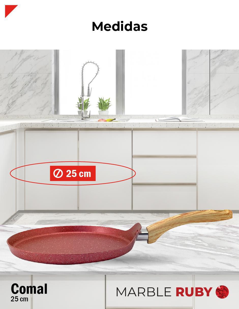 Comal Marble Ruby aluminio 13