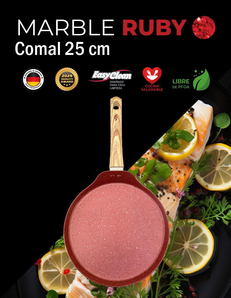 Comal Marble Ruby aluminio 12