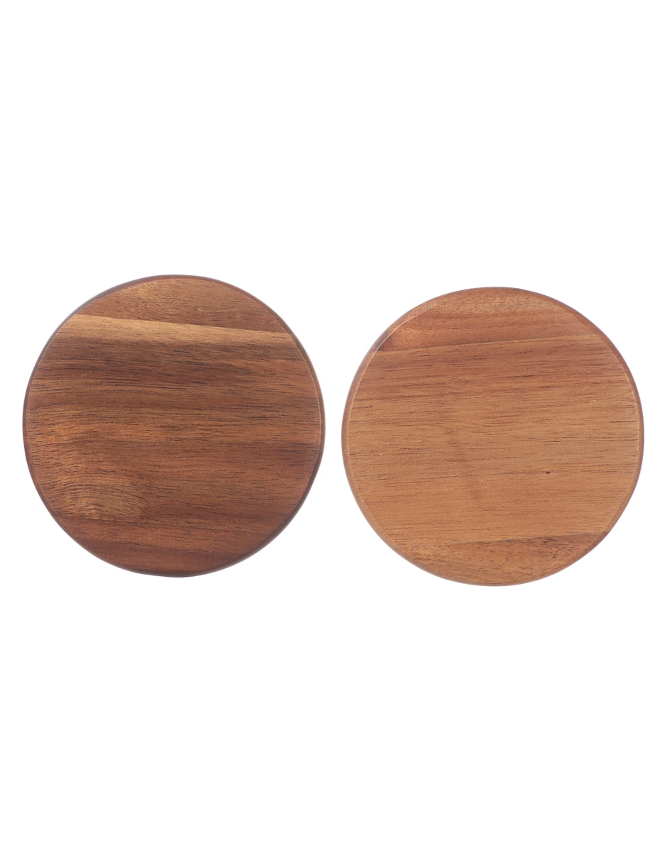 Set de portavasos de madera 7 piezas 3