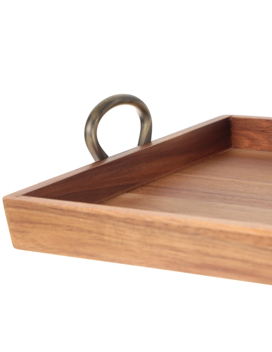 Bandeja de servicio de madera 4