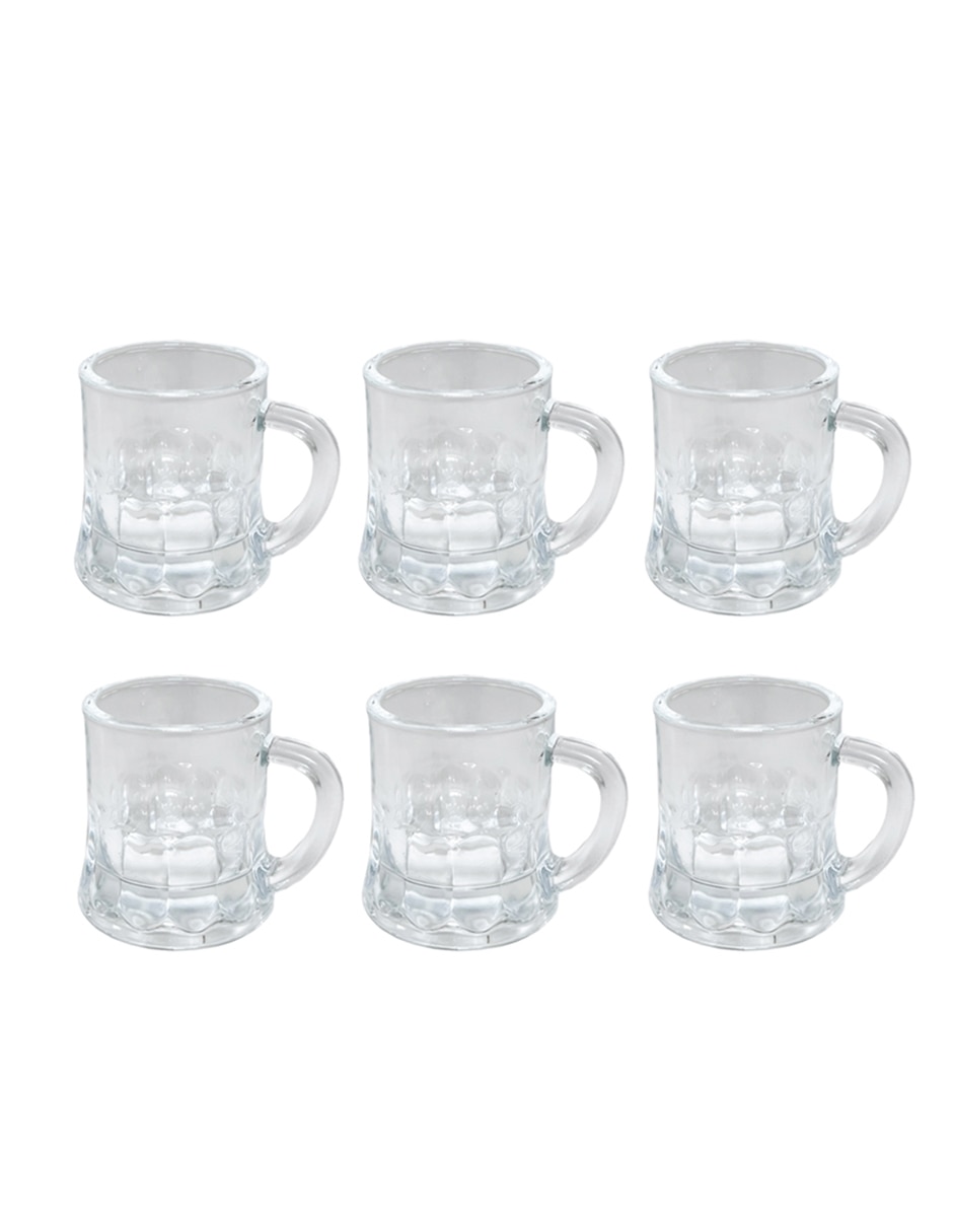 Set vaso Doble Pack Bali Glass de vidrio con 6 piezas
