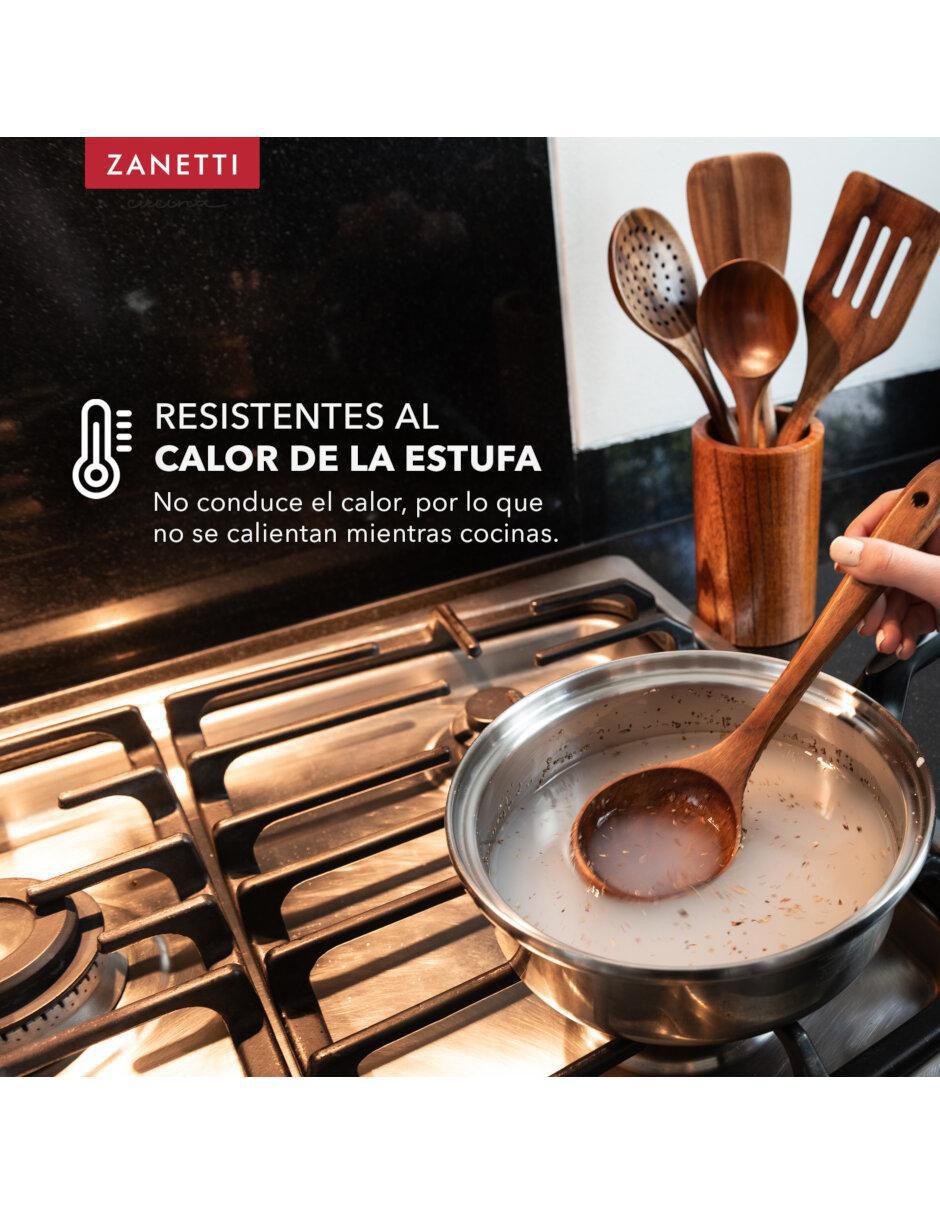 Set utensilios de madera 4