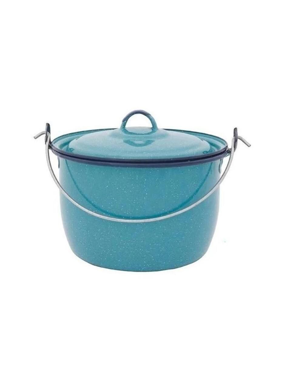 Batería de cocina Popular de acero vitrificado antiadherente convencional 10 piezas 2