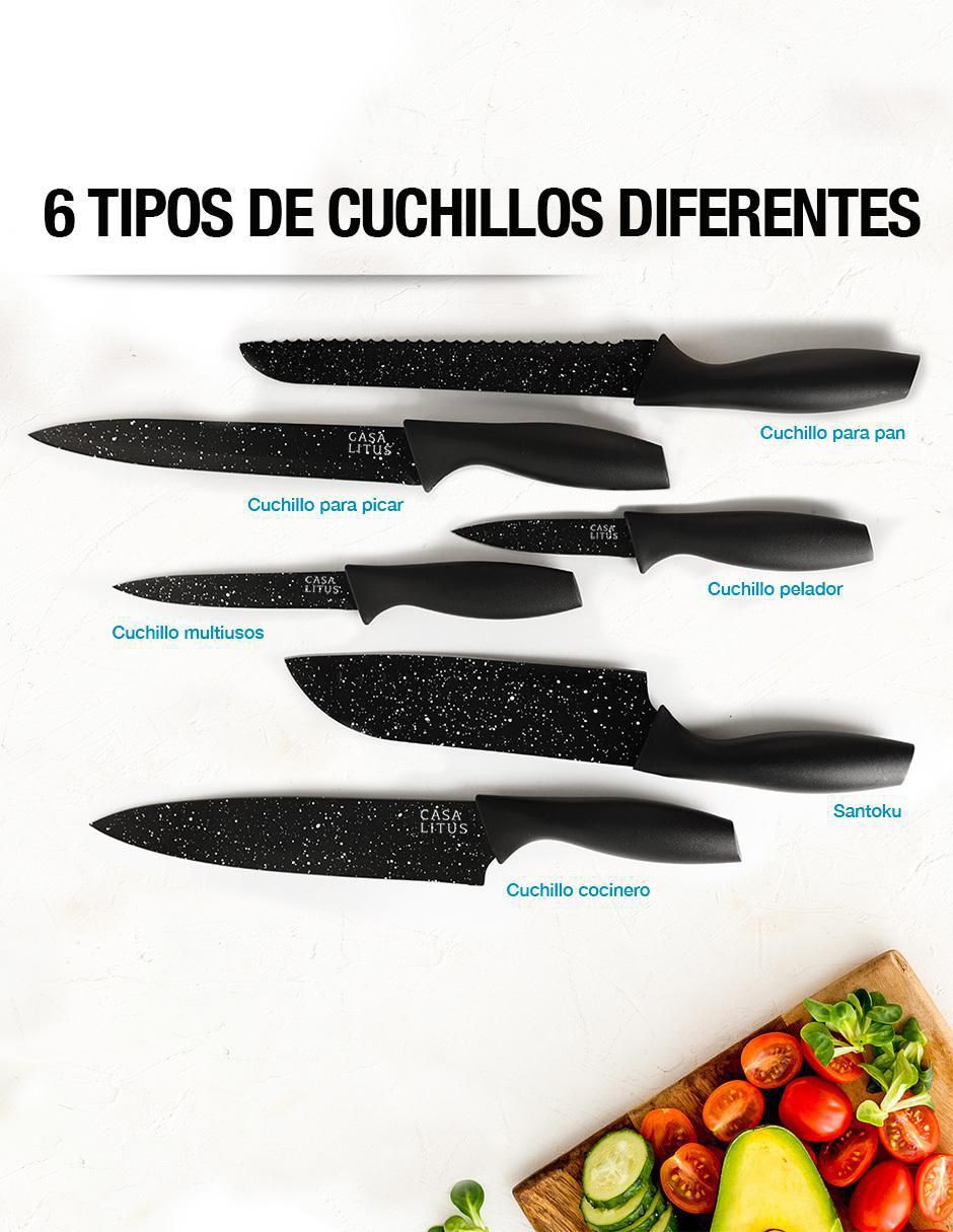 Set de cuchillos utilitario  6 piezas 3