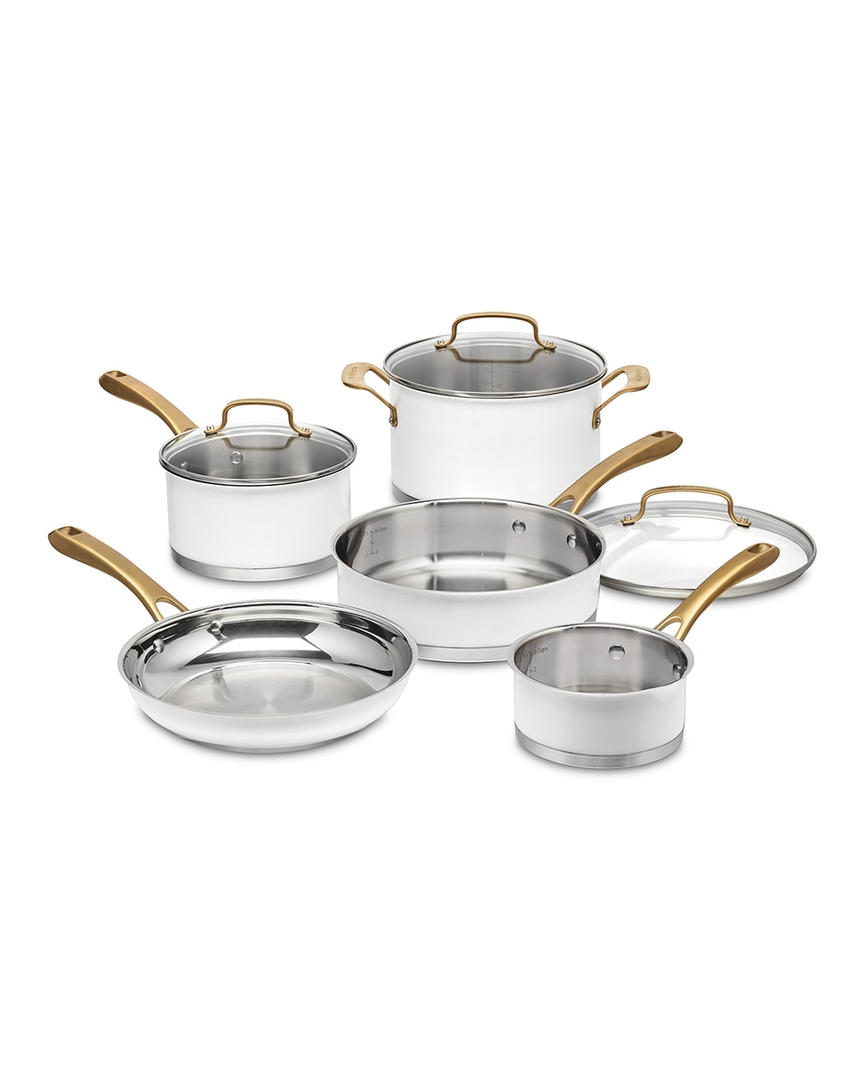 Batería de cocina de acero inoxidable 8 piezas