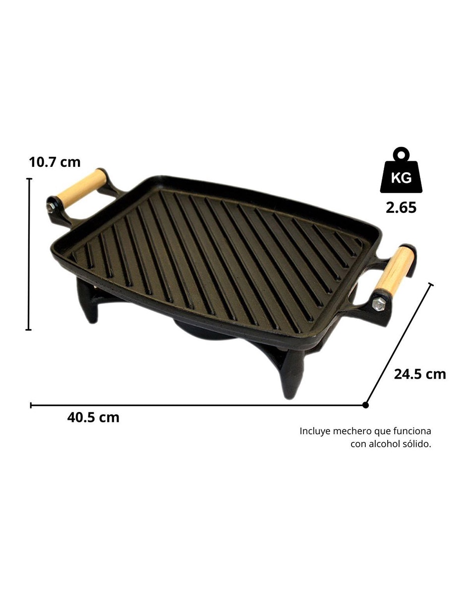 Parrilla de aluminio 5