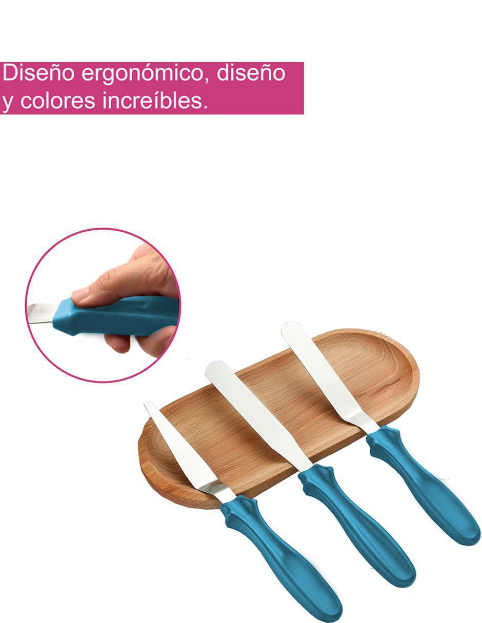 Set espátulas acero inoxidable 2