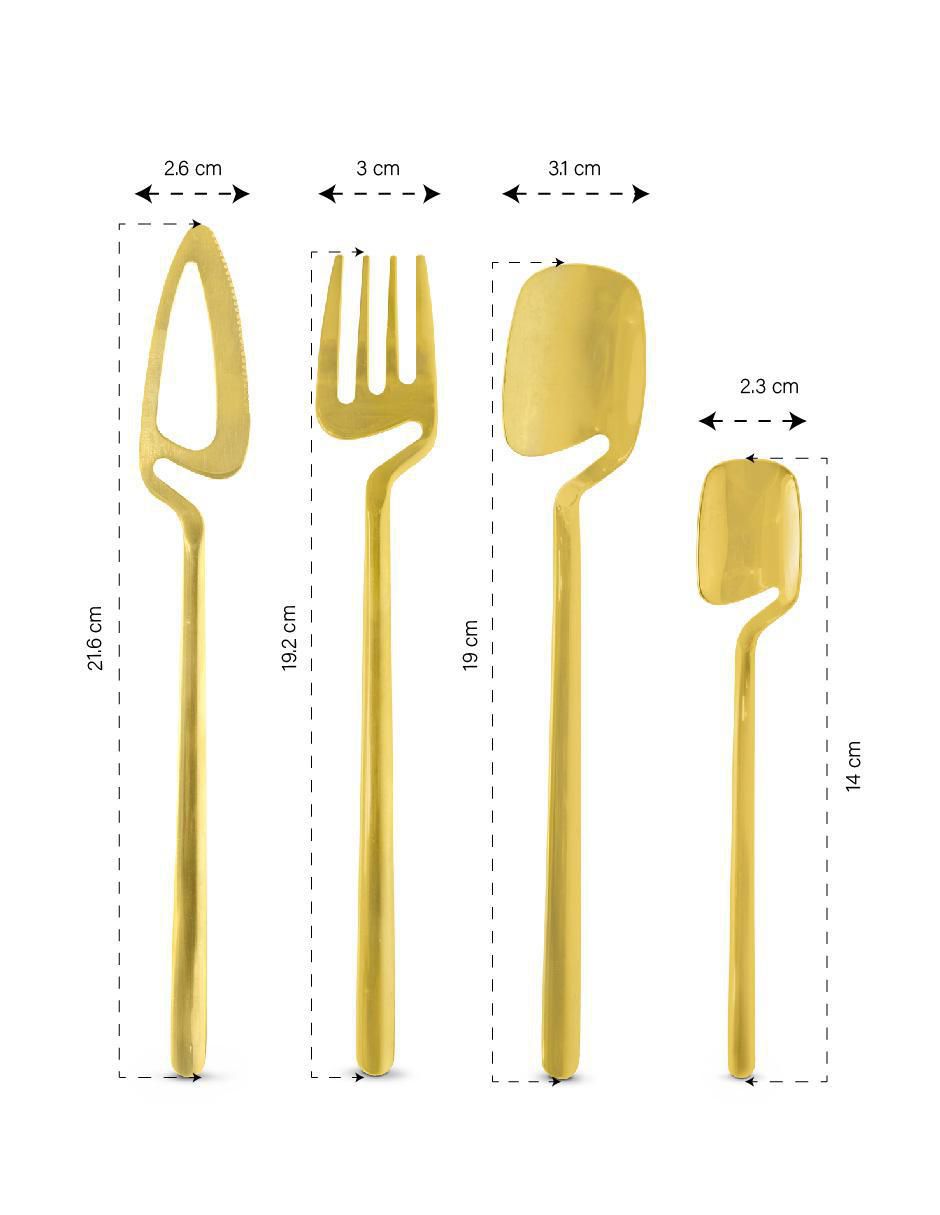 Set cubiertos de acero inoxidable 24 piezas 8