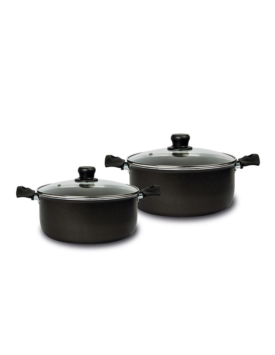 Batería de cocina de acero antiadherente easy plus 11 piezas 4
