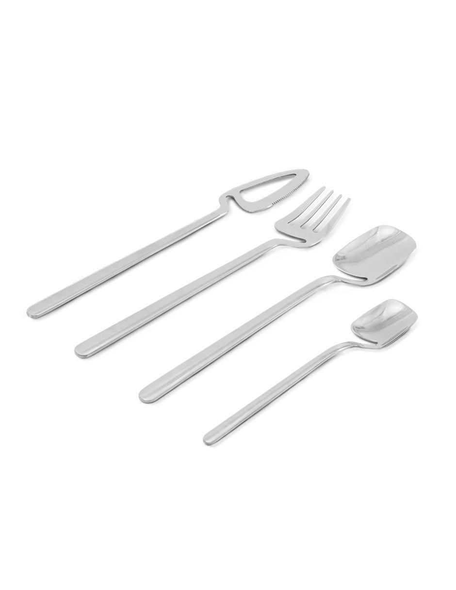 Set cubiertos de acero inoxidable 24 piezas 2