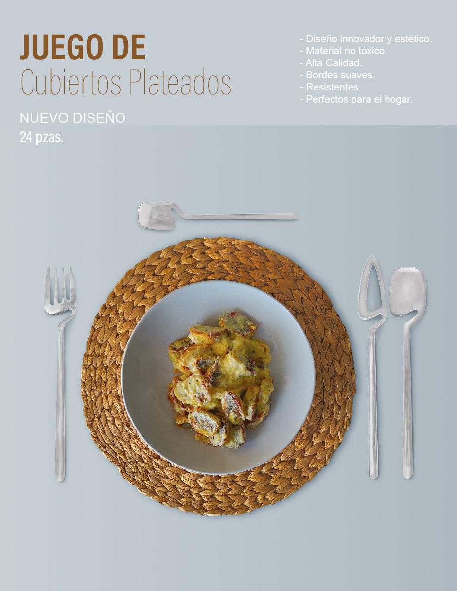 Set cubiertos de acero inoxidable 24 piezas 4