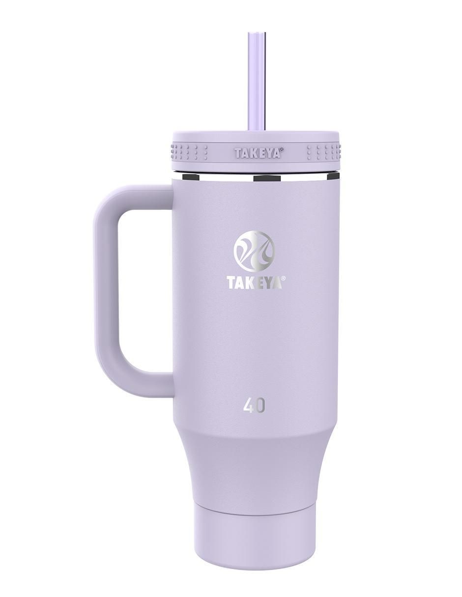 Termo takeya "de" acero inoxidable tumblers 40oz "con tapa" rosca 1.2 l