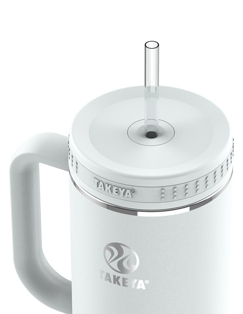 Termo takeya "de" acero inoxidable tumblers 40oz "con tapa" rosca 1.2 l