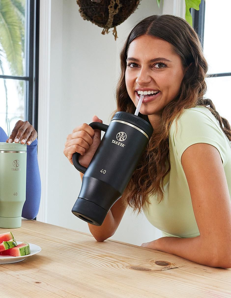 Termo de acero inoxidable Tumblers con tapa rosca 1.2 L 5