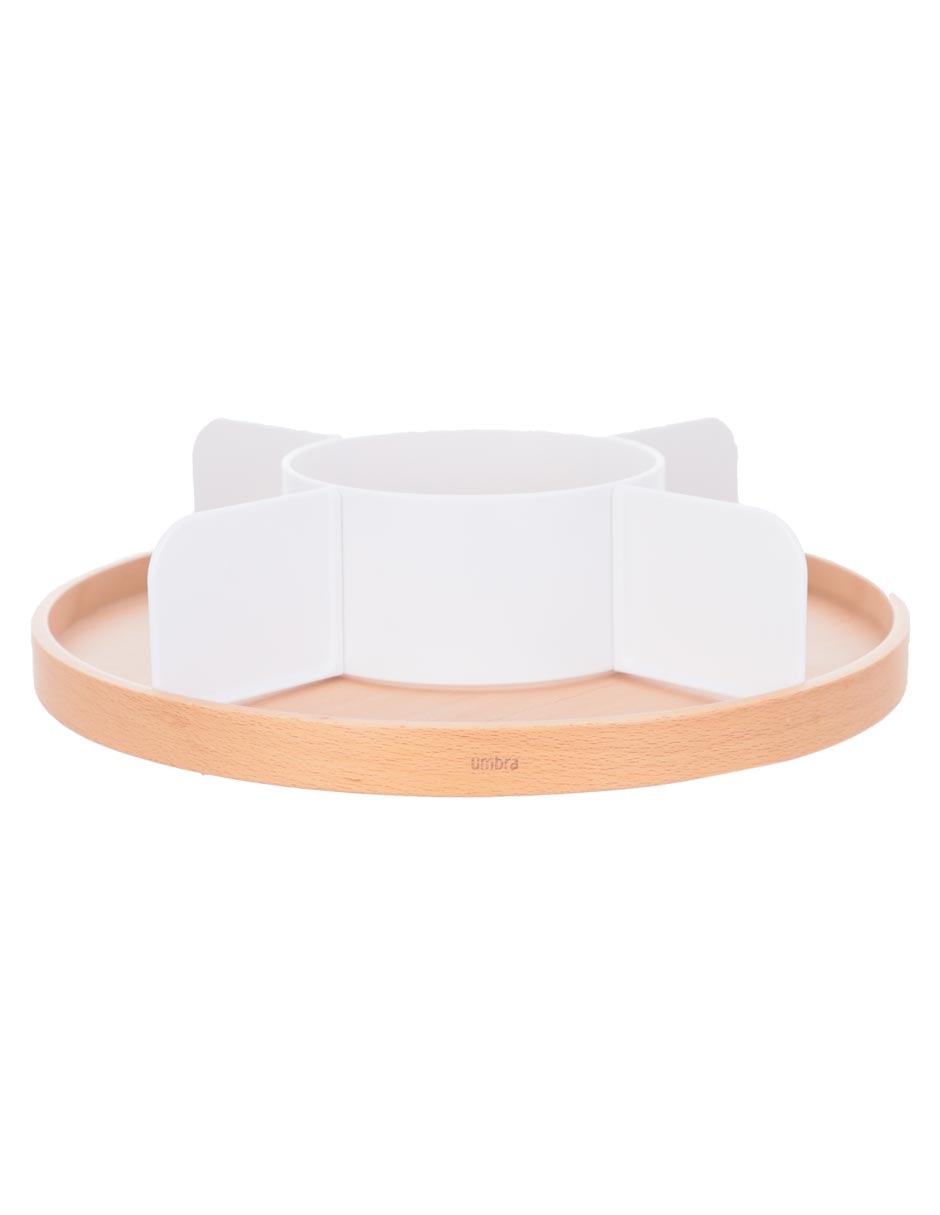 Lazy susan de madera 6 piezas