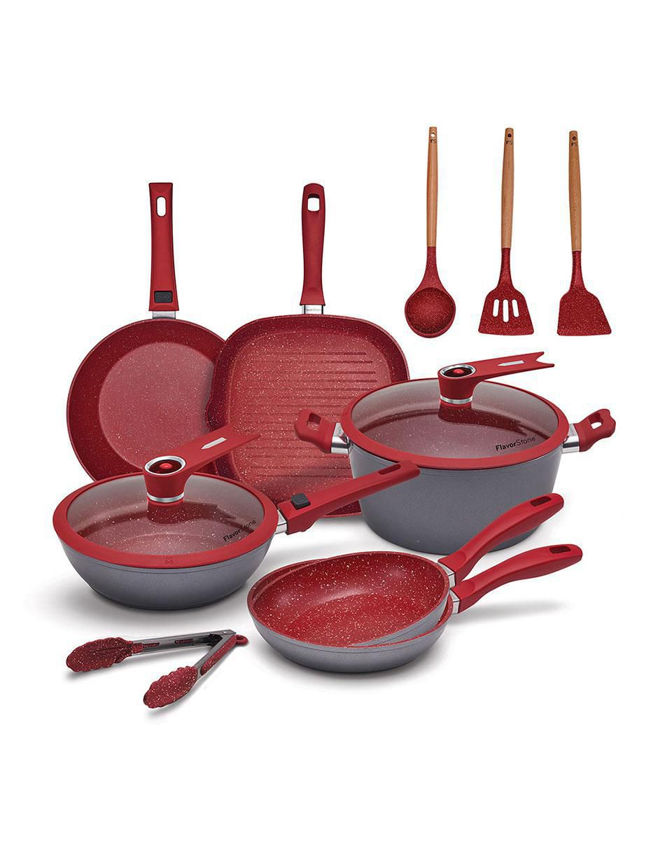 Batería de cocina Light Family de acero inoxidable antiadherente combinado 12 piezas Batería de cocina Light Family de acero inoxidable antiadherente combinado 12 piezas