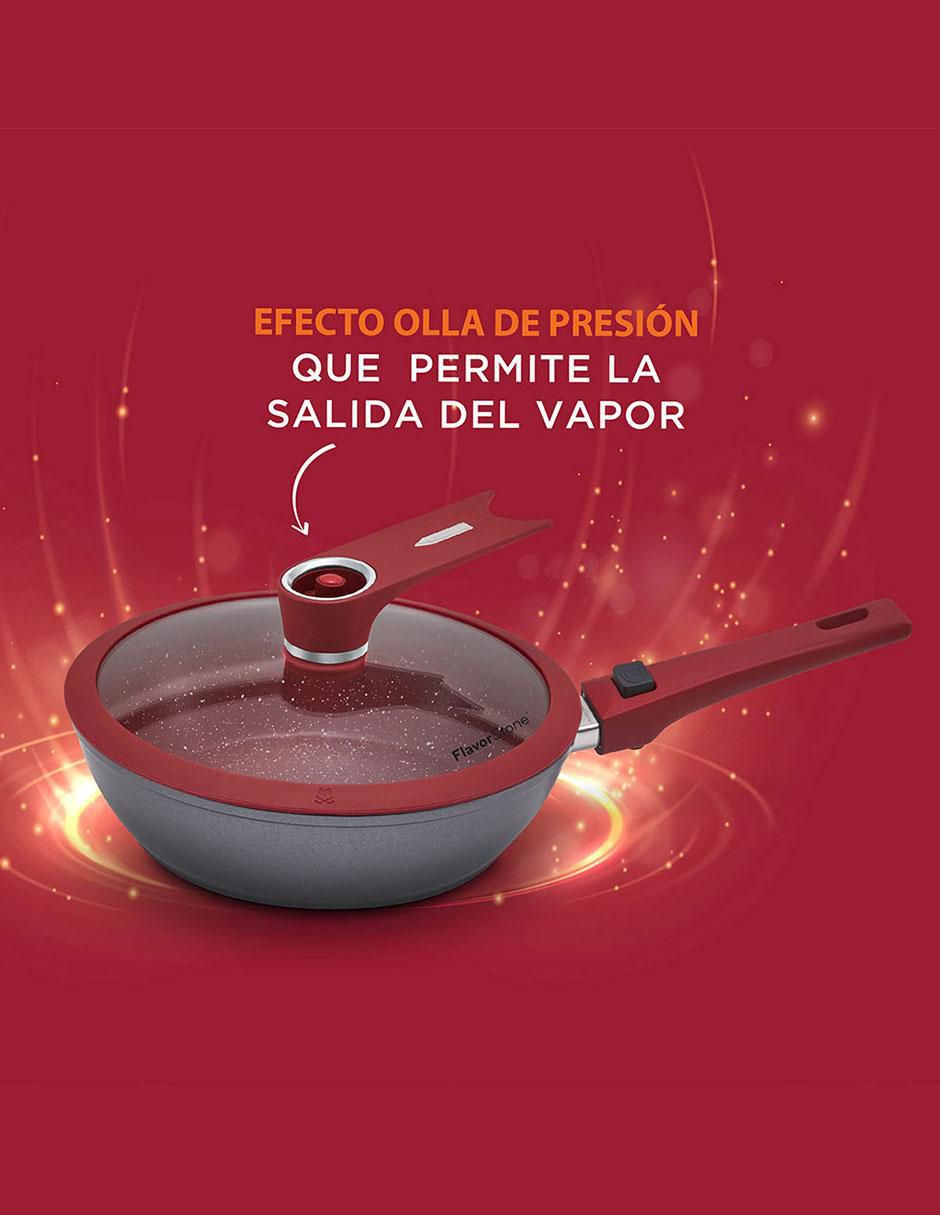 Batería de cocina Light Family de acero inoxidable antiadherente combinado 12 piezas 2