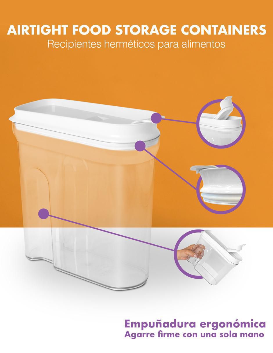 Frasco de almacenamiento de plástico 3