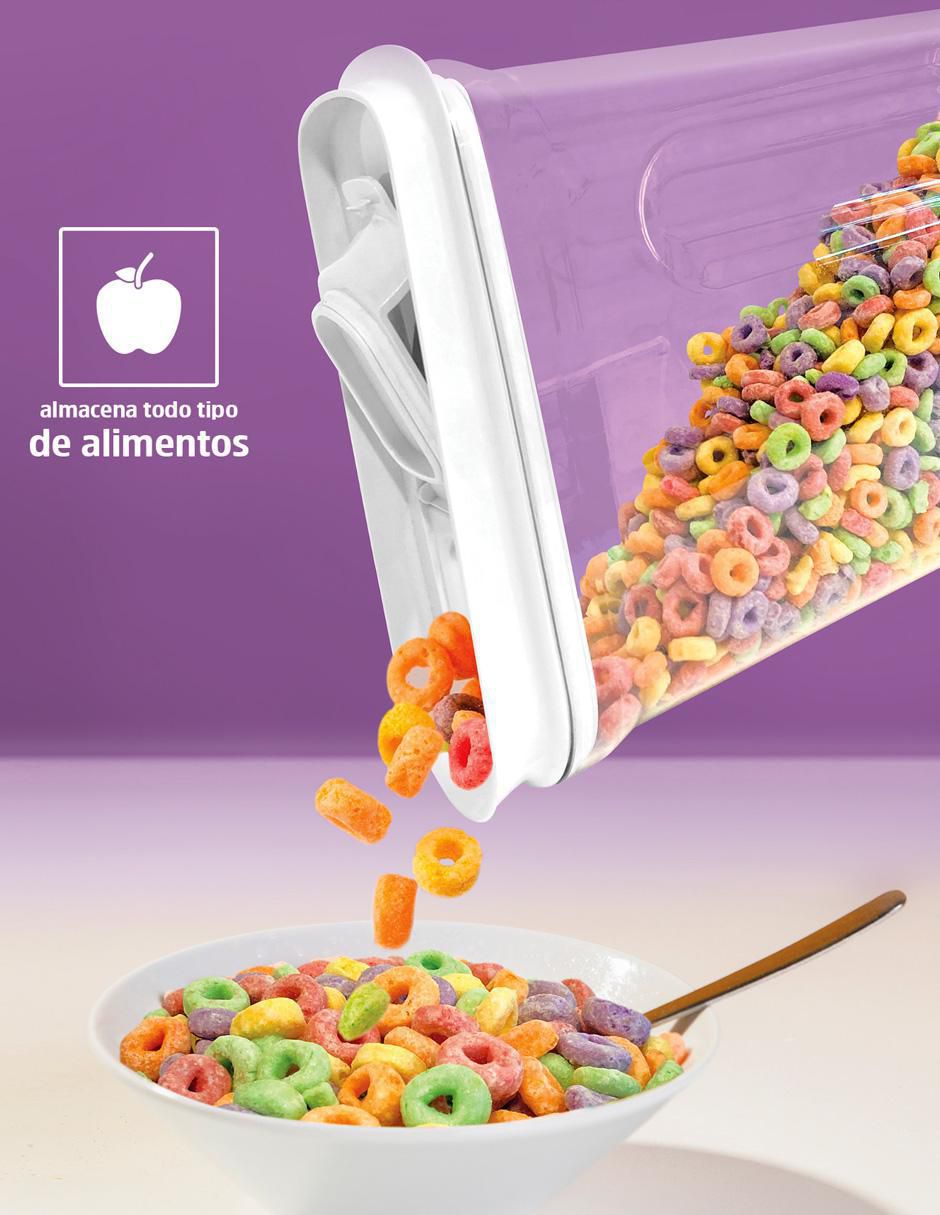 Frasco de almacenamiento de plástico 4
