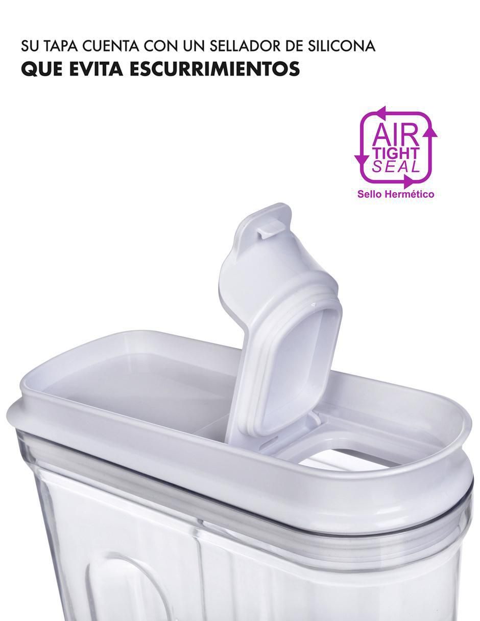 Frasco de almacenamiento de plástico 6