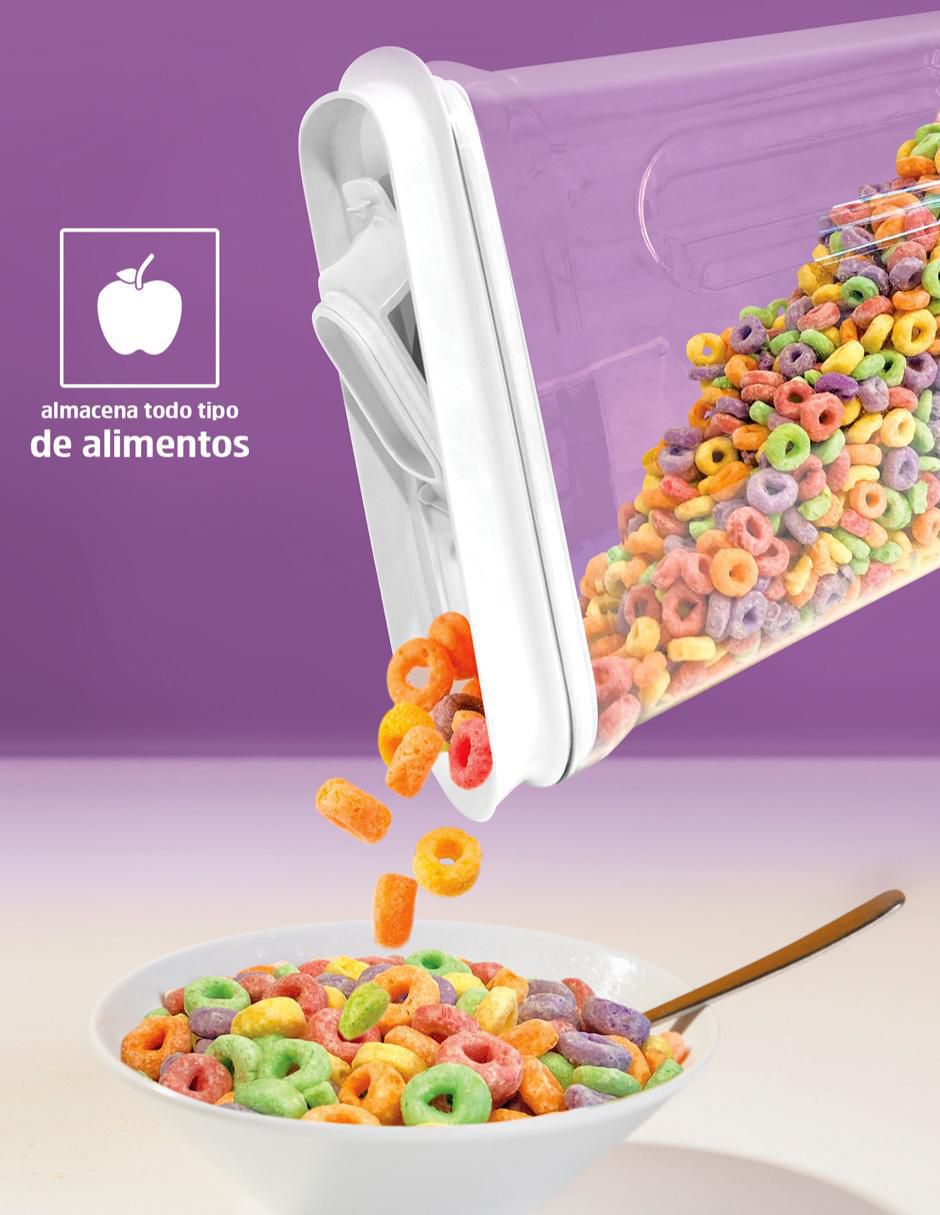 Frasco de almacenamiento de plástico 4