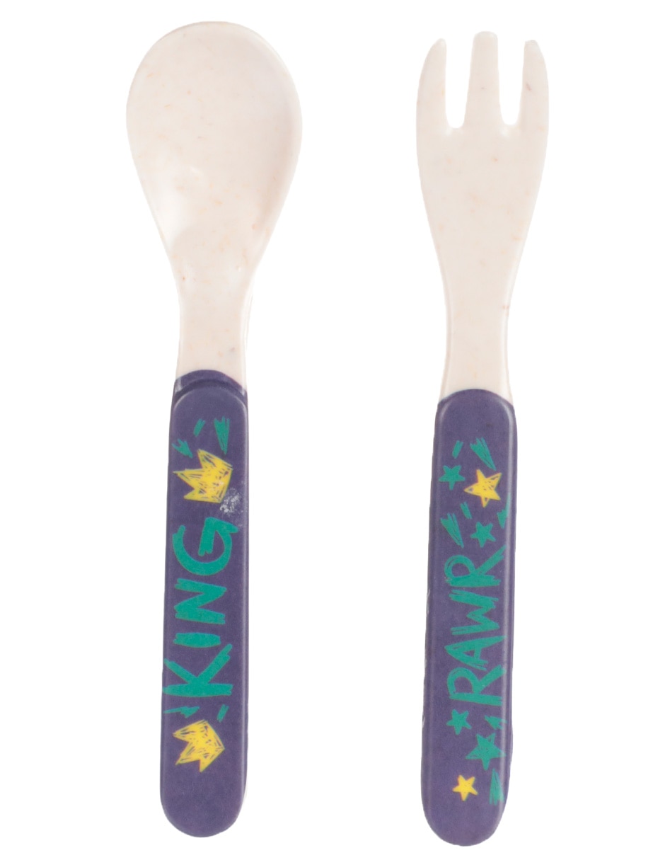 Vajilla infantil león de melamina 8