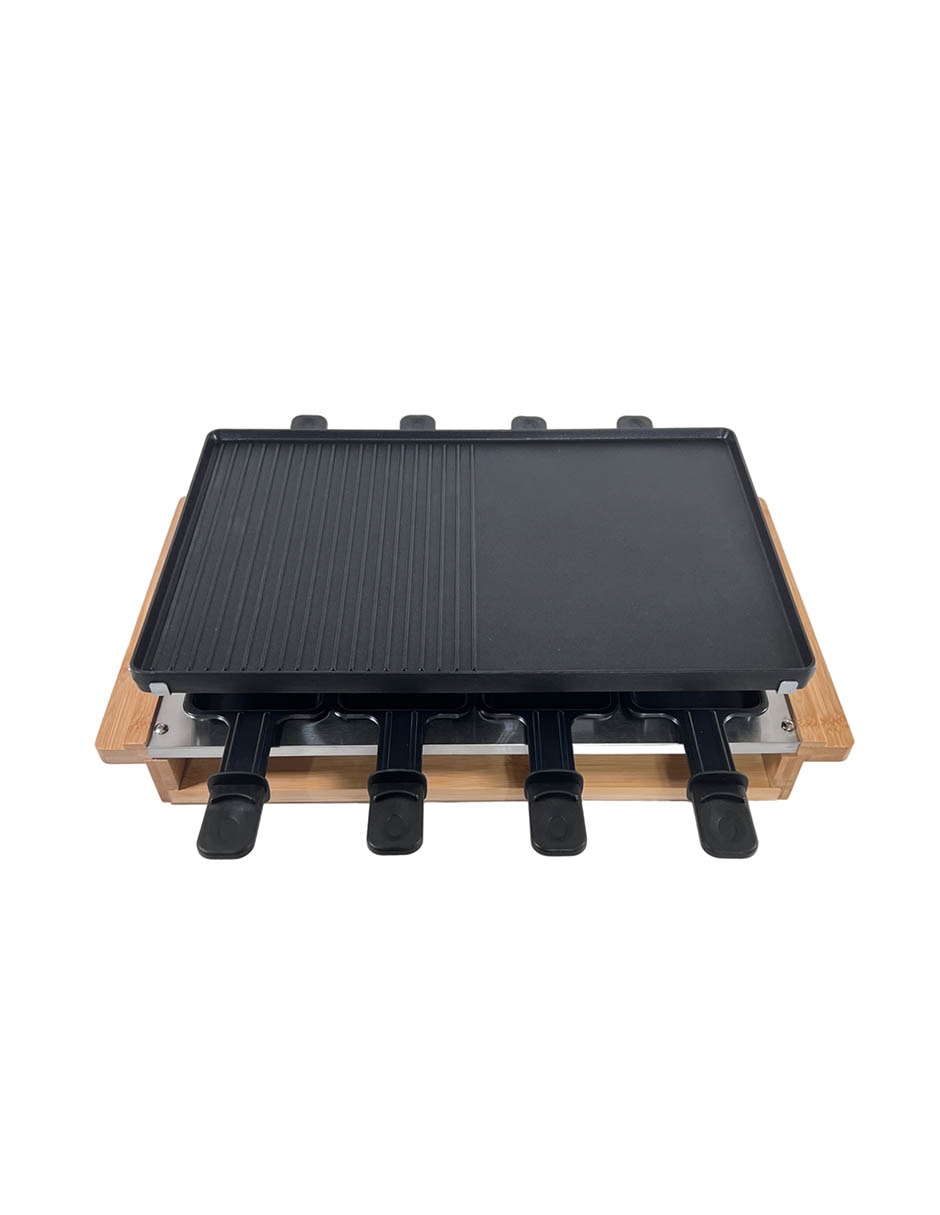 Parrilla eléctrica Grill KE-001 de madera con metal 2