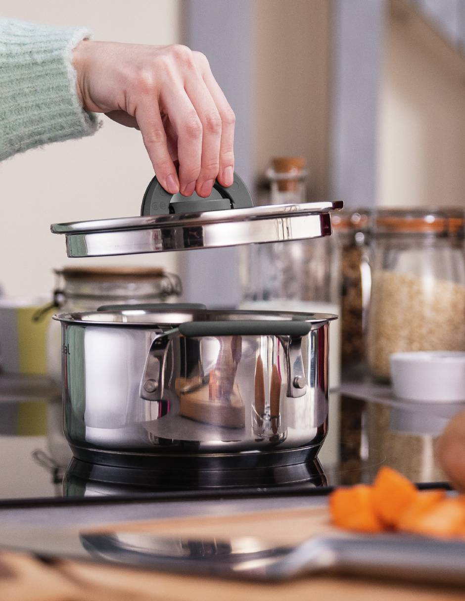 Batería de cocina de acero inoxidable 6 piezas 2