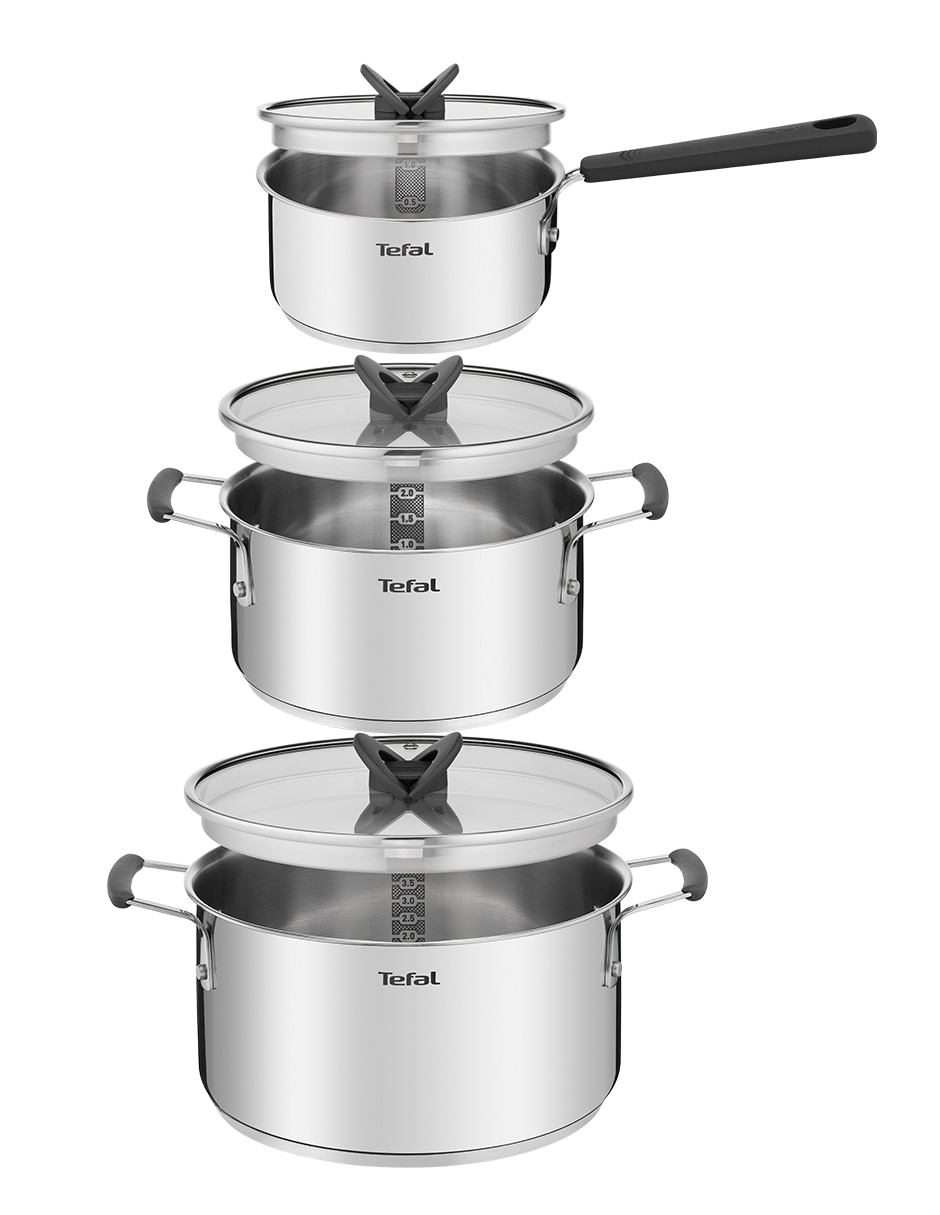 Batería de cocina de acero inoxidable 6 piezas 6