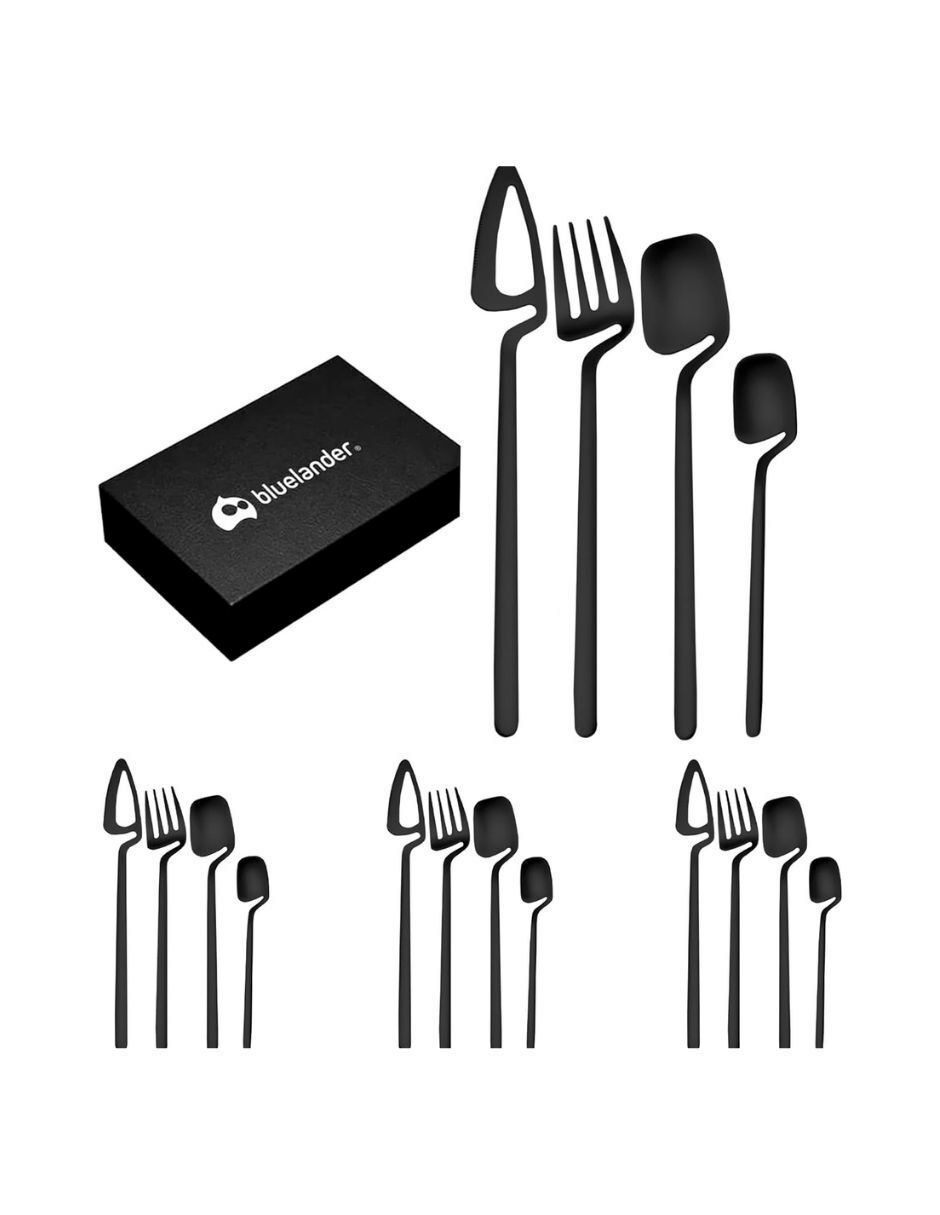 Set cubiertos de acero inoxidable 16 piezas