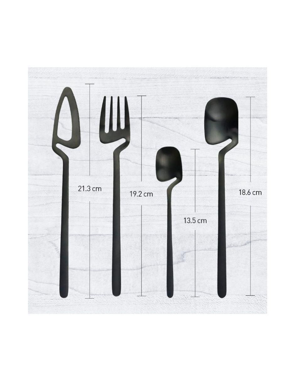 Set cubiertos de acero inoxidable 24 piezas 7