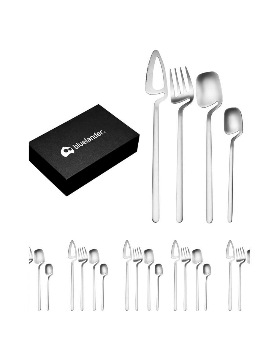 Set cubiertos de acero inoxidable 24 piezas