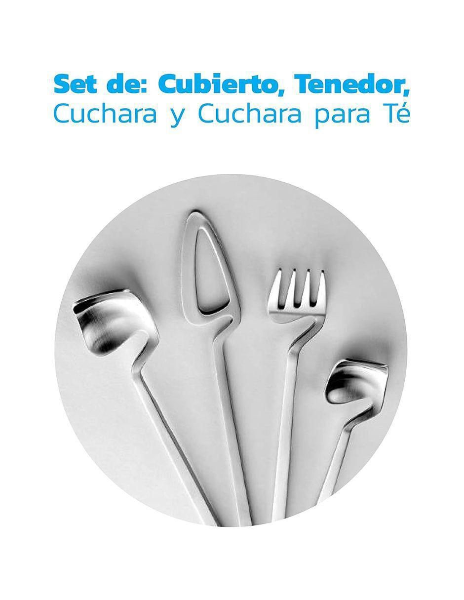 Set cubiertos de acero inoxidable 24 piezas 4