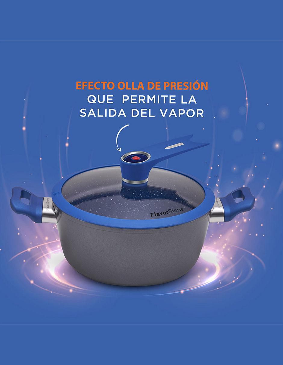Batería de cocina Master de acero inoxidable antiadherente combinado 8 piezas 2