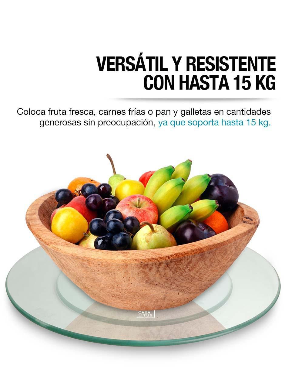 Lazy susan de vidrio templado 4