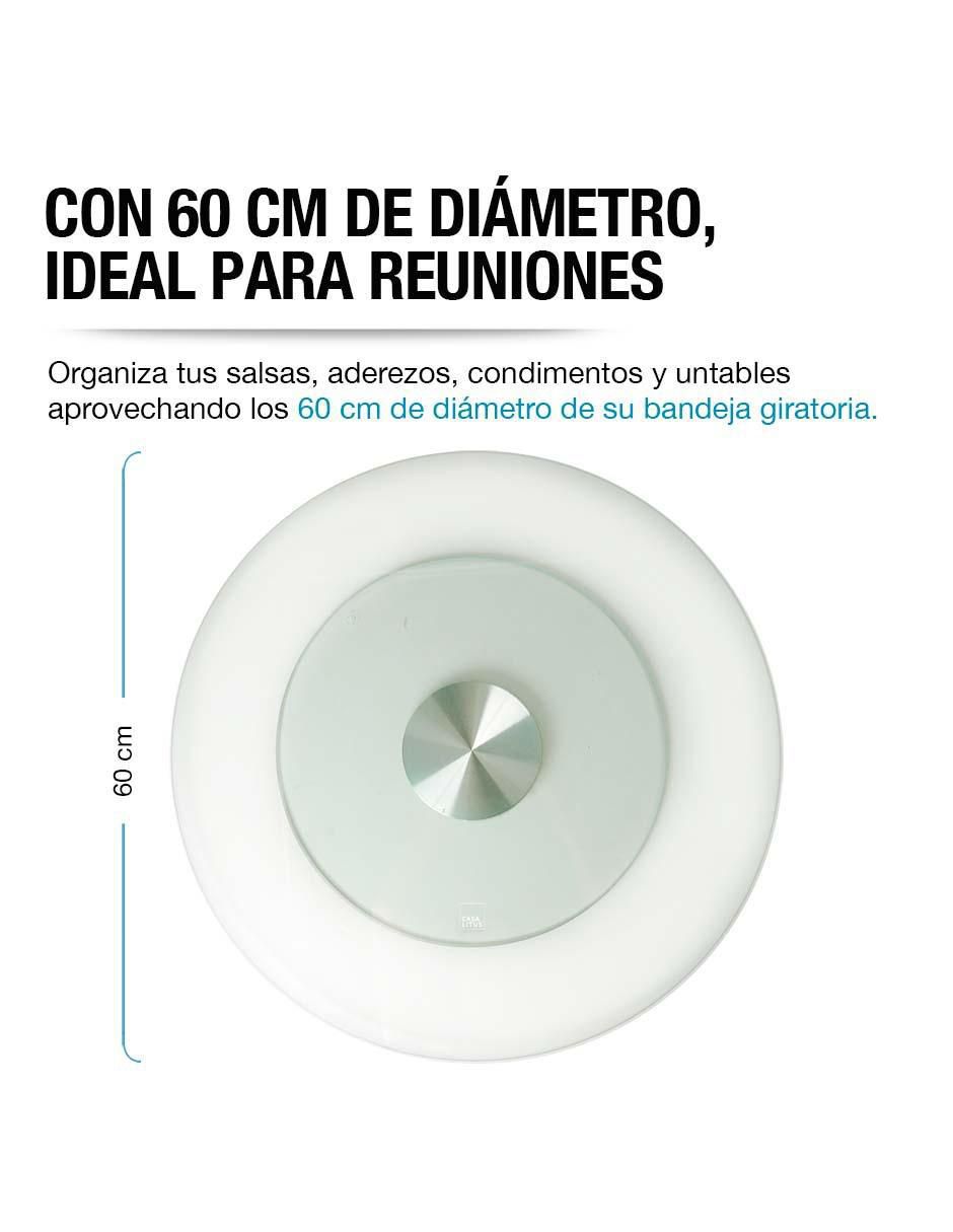 Lazy susan de vidrio templado 5