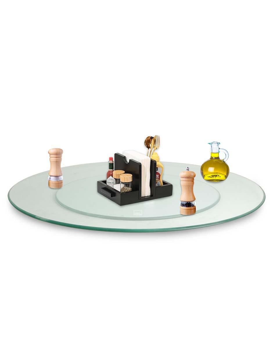 Lazy susan de vidrio templado 8