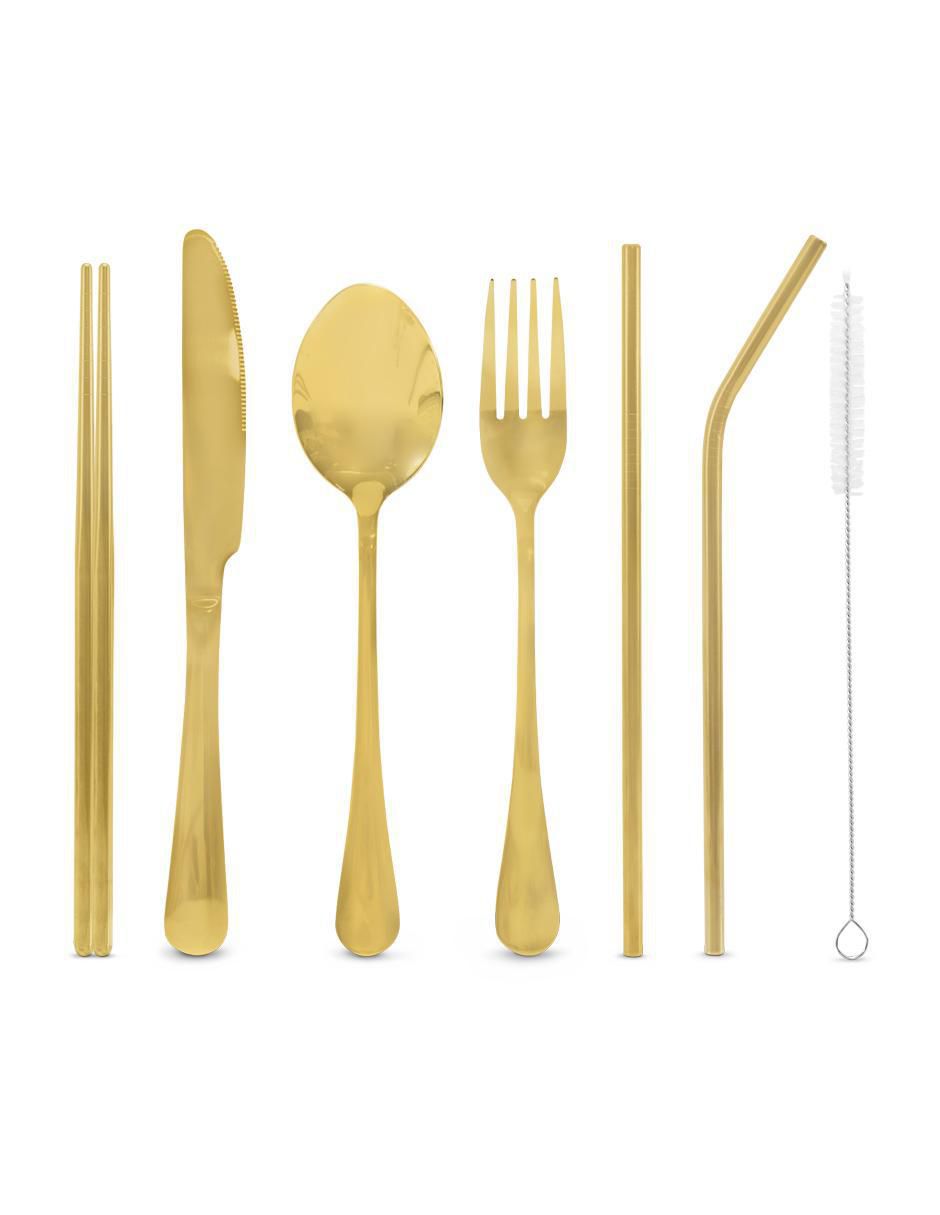 Set cubiertos de acero inoxidable 9 piezas 2