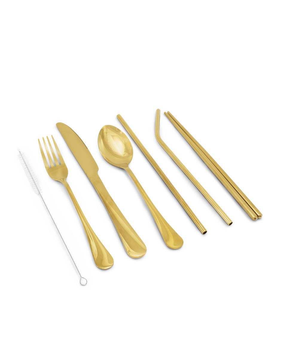 Set cubiertos de acero inoxidable 9 piezas 3