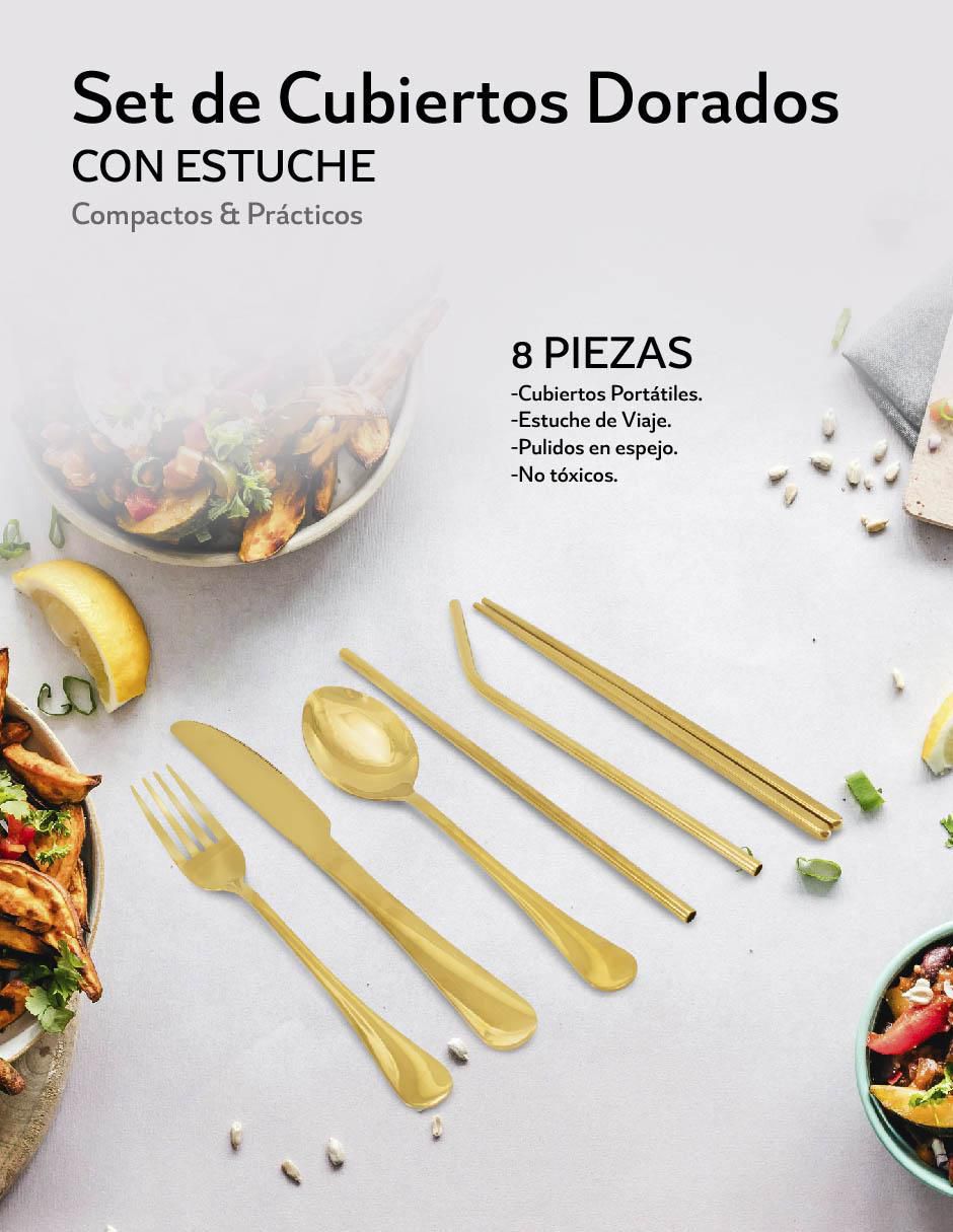 Set cubiertos de acero inoxidable 9 piezas 8