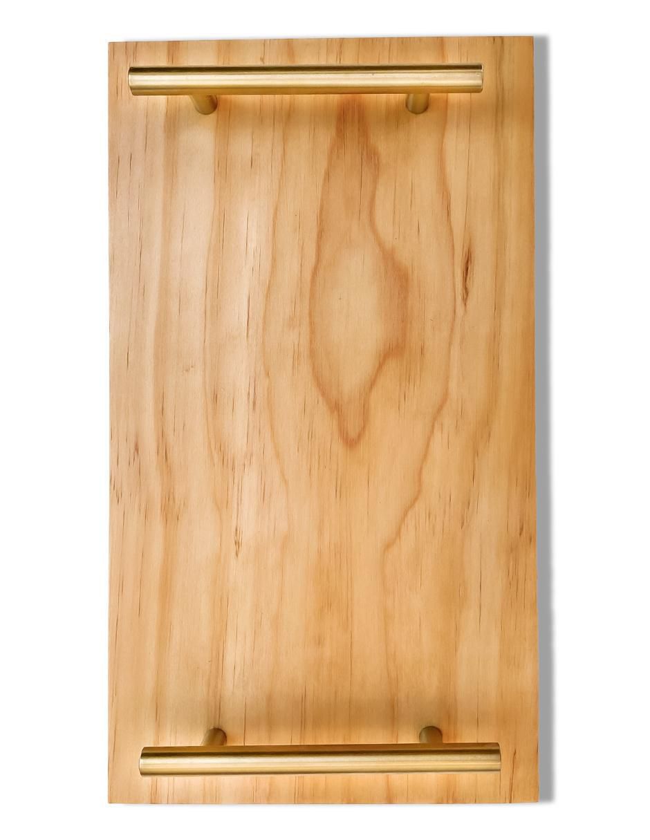 Bandeja de servicio de madera Bandeja de servicio de madera
