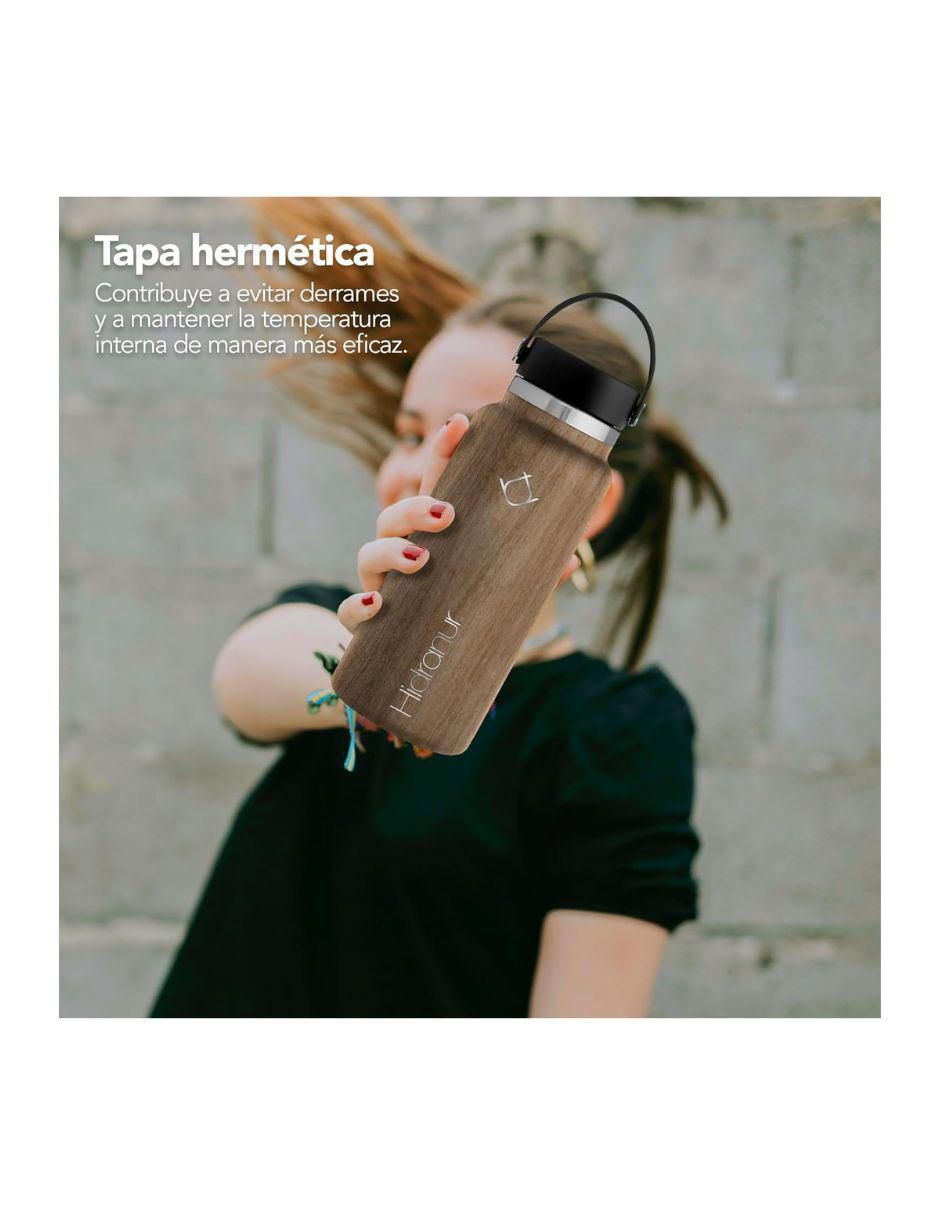 Termo de acero inoxidable con tapa rosca 3