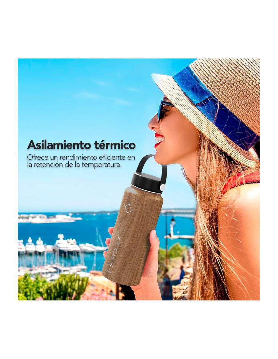 Termo de acero inoxidable con tapa rosca 4