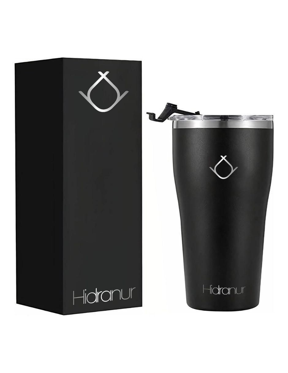 Termo de acero inoxidable con tapa flip top