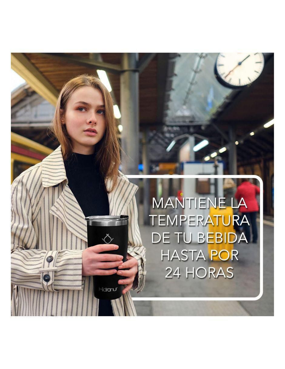 Termo de acero inoxidable con tapa flip top 5